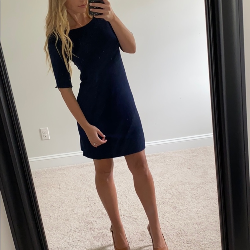 Navy Blue Professional Dress